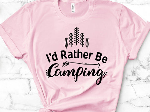 I'd Rather Be Camping SVG Ikonart Design Shop 