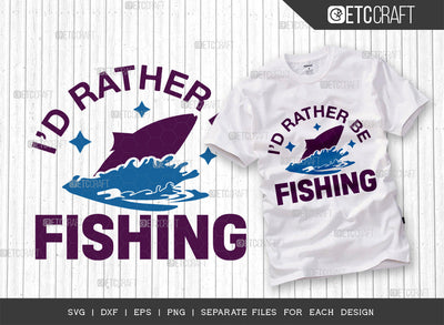 Id Rather Be Fishing SVG Cut File, Lake Svg, Lake Life Svg, Canoe Svg, Kayak Life Svg, Kayak Saying Svg, Lake Quotes, ETC T00430 SVG ETC Craft 