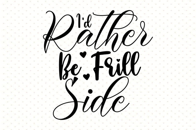 I'd Rather Be Frill Side svg SVG orpitasn 