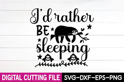 i'd rather be sleeping SVG md faruk hossain 
