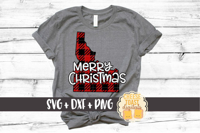 Idaho - Buffalo Plaid State - SVG PNG DXF Cut Files SVG Cheese Toast Digitals 