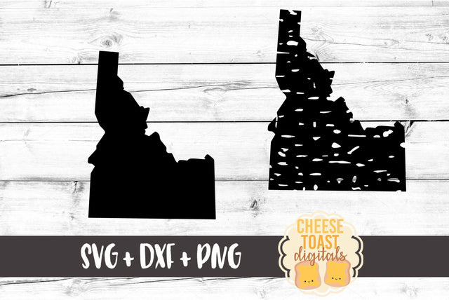 Idaho - Solid & Grunge SVG Cheese Toast Digitals 
