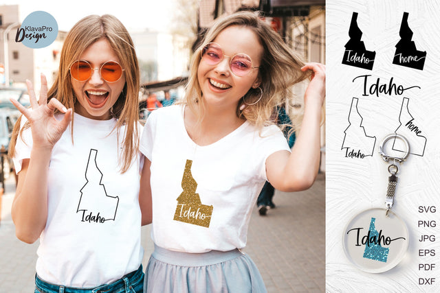 Idaho State SVG. Keychain and Door Porch sign Templates SVG Klava P 