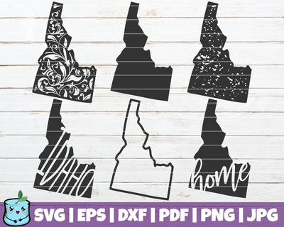 Idaho State SVG MintyMarshmallows 