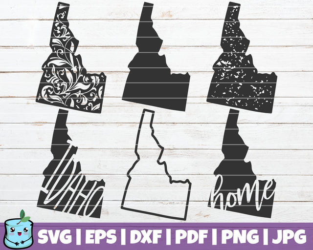 Idaho State SVG MintyMarshmallows 