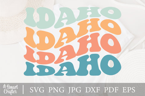 Idaho svg, Love Idaho Svg, Idaho Shirt Svg, Shirt Cricut, Idaho Cut File, Wavy Stacked Svg, Svg For Shirts, Instant Download SVG Fauz 