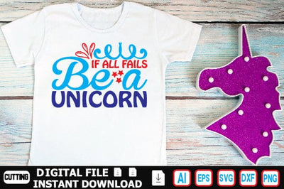 If All Fails Be a Unicorn SVG Craftlabsvg24 