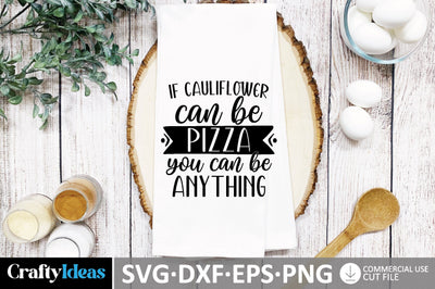 If cauliflower can be pizza you can be anything SVG SVG md faruk hossain 