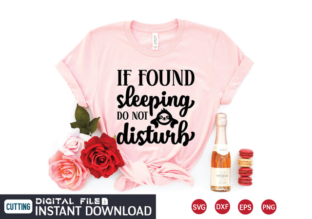 if found sleeping do not disturb SVG designer krishna 