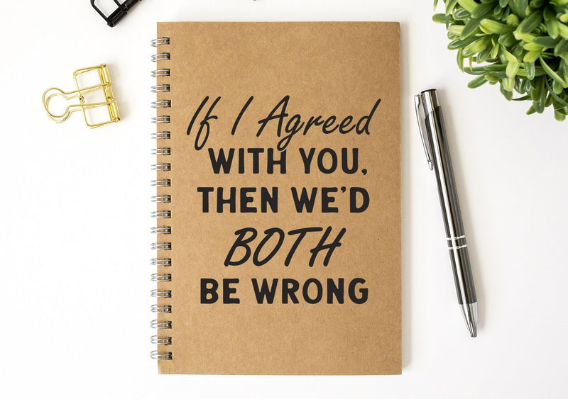 If I Agreed With You Then We'd Both Be Wrong Funny SVG Design | So Fontsy SVG Crafting After Dark 