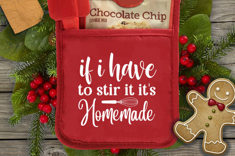 If i have to stir it its homemade SVG Design SVG Regulrcrative 