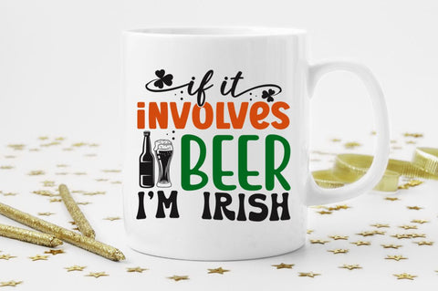 If it involves beer i'm irish SVG SVG Regulrcrative 