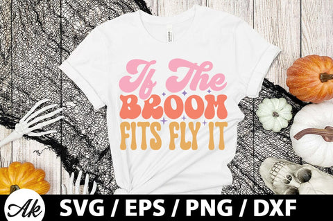 If the broom fits fly it Retro SVG SVG akazaddesign 