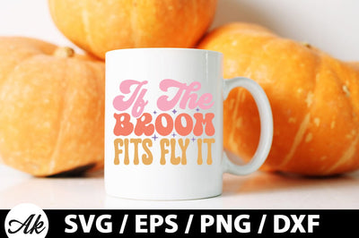 If the broom fits fly it Retro SVG SVG akazaddesign 