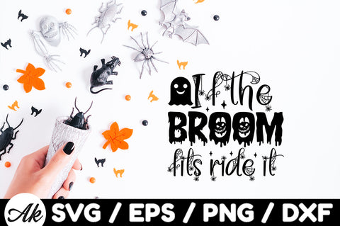 If the broom fits ride it svg SVG akazaddesign 