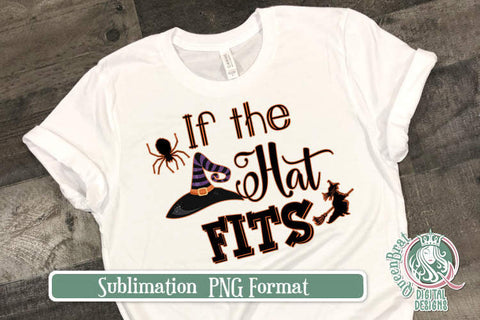 If The Hat Fits Sublimation Sublimation QueenBrat Digital Designs 