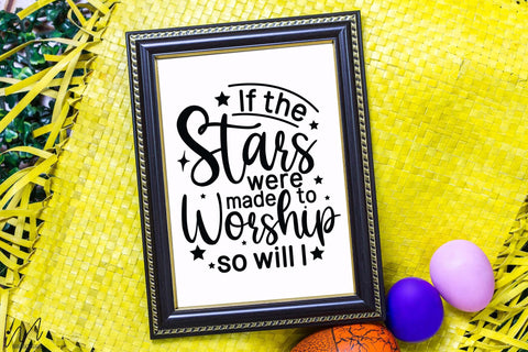 if the stars were made to worship so will I svg, Christian t shirt svg SVG Isabella Machell 