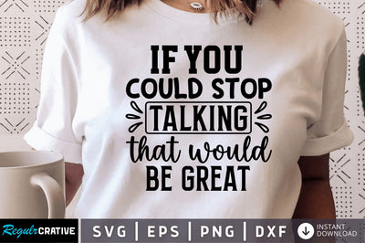 If you could stop talking that would SVG SVG Regulrcrative 