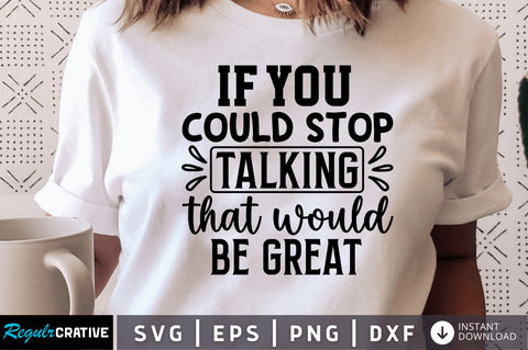 If you could stop talking that would SVG SVG Regulrcrative 