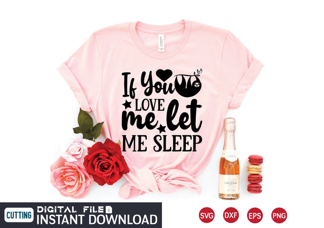 if you love me let me sleep SVG designer krishna 