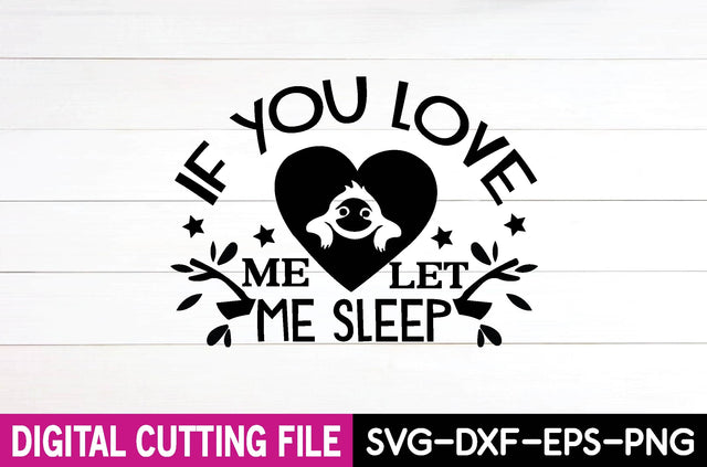if you love me let me sleep SVG md faruk hossain 