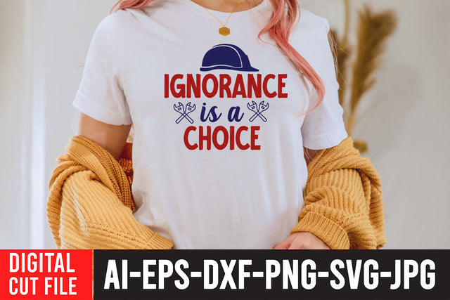 ignorance is a Choice SVGCut File SVG BlackCatsMedia 