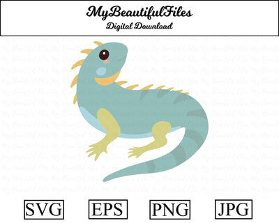 Iguana - Animal SVG MyBeautifulFiles 