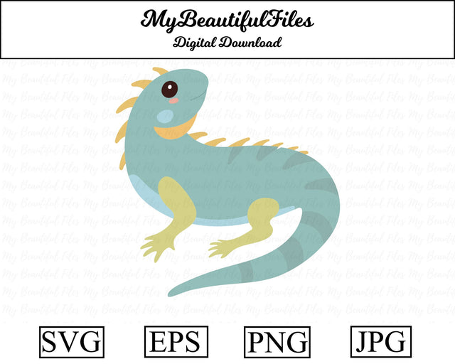 Iguana - Animal SVG MyBeautifulFiles 