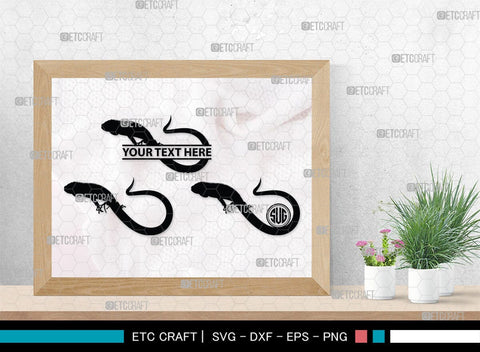 Iguana Monogram, Iguana Silhouette, Iguana SVG, Lizard Svg, Reptile Svg, Chameleon Svg, Gecko Svg, SB00283 SVG ETC Craft 
