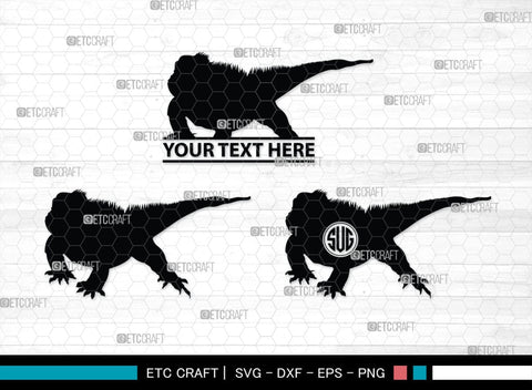 Iguana Monogram, Iguana Silhouette, Iguana SVG, Lizard Svg, Reptile Svg, Chameleon Svg, Gecko Svg, SB00283 SVG ETC Craft 
