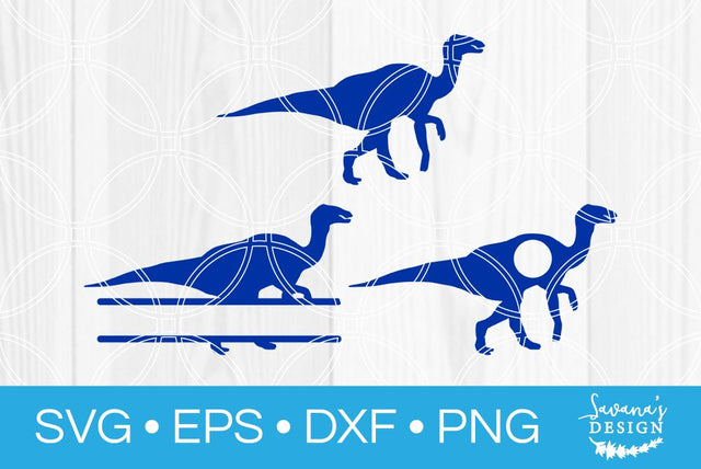 Iguanodon Dinosaur SVG SavanasDesign 