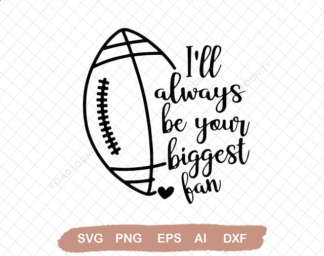 I'll Always Be His Biggest Fan Svg file, Svg Files For Cricut, 24oz Venti Cold Cup Design SVG DiamondDesign 