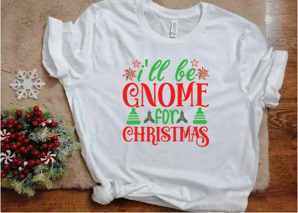 i'll be gnome for christmas SVG designer krishna 