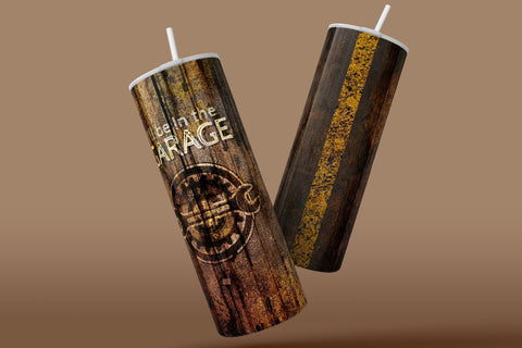 I'll Be In The Garage Tumbler Wrap, Fathers Day, Christmas Gift for Husband Boyfriend, Mechanic Tumbler, 20 oz Seamless Sublimation Designs Sublimation Syre Digital Creations 