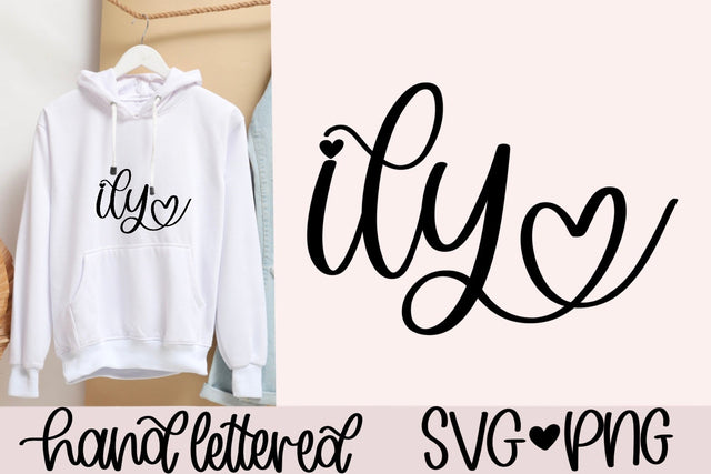 ily svg, I love you svg, Hand lettered svg SVG AnitaAlyiaLettering 