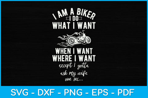 I'm A Biker Funny Motorcycle Lover Svg Design SVG artprintfile 