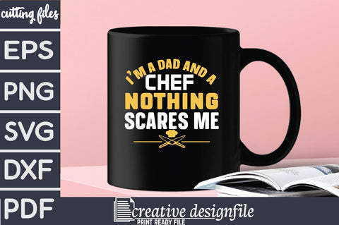 i'm a dad and a chef nothing scares me SVG farhad farhad 