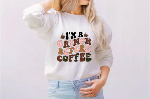 im a grinch before coffee Sublimation SVGArt 