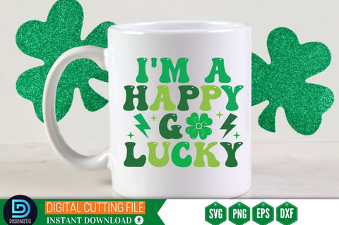 i'm a happy go lucky SVG SVG DESIGNISTIC 