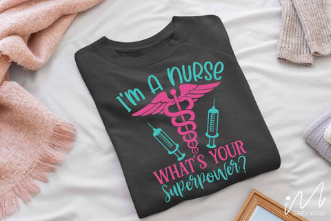 I'm a nurse what's your superpower svg SVG Isabella Machell 