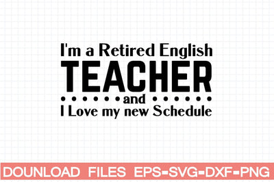 i'm a retired english teacher and i love my new schedule SVG farhad farhad 