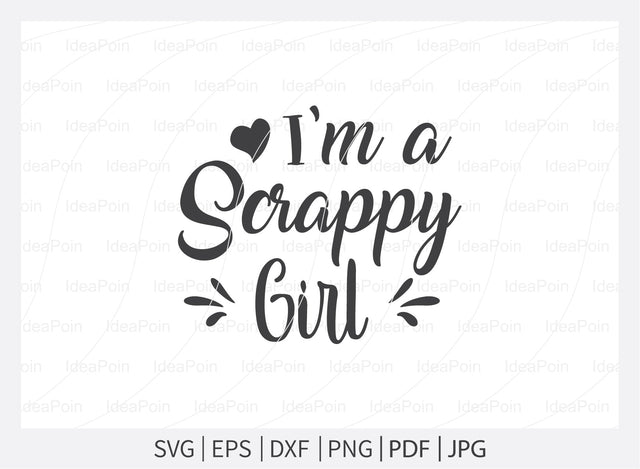 I’m a Scrappy girl Svg, Scrapbook SVG File, Scrapbook t-shirt Design, scrapbook bundle svg, Love to Scrapbook svg, Scrapbooking Cut Files SVG Dinvect 