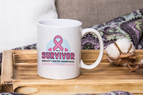 I'm A Survivor, Breast Cancer Awareness, Breast Cancer Sublimation PNG SVG futivesvg 