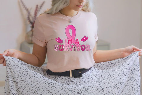 I'm a Survivor | Breast Cancer Sublimation Sublimation CraftLabSVG 