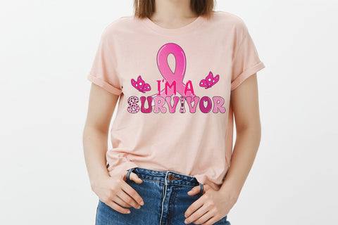 I'm a Survivor | Breast Cancer Sublimation Sublimation CraftLabSVG 
