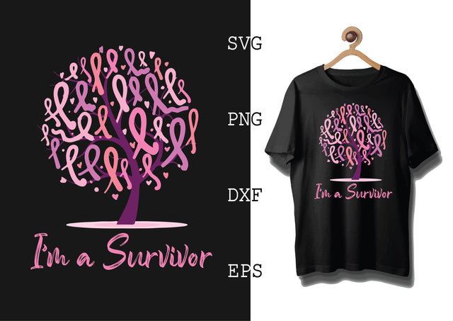 I'm a Survivor Svg, Cancer Survivor Svg SVG DesignTShirt 