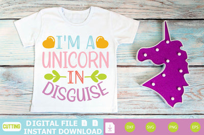 I'm A Unicorn In Disguise SVG Shahin alam 