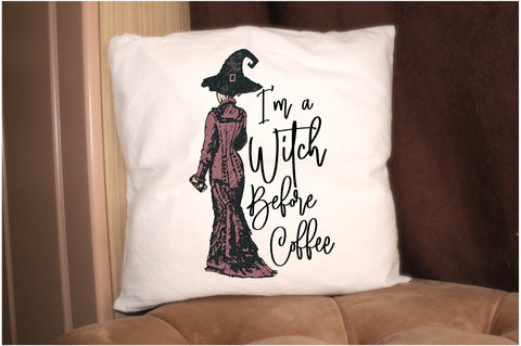 I'm a Witch Before Coffee Sublimation Sublimation Jagonath Roy 