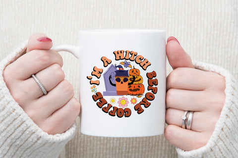 I'm a Witch Before Coffee Sublimation SVG designartist 
