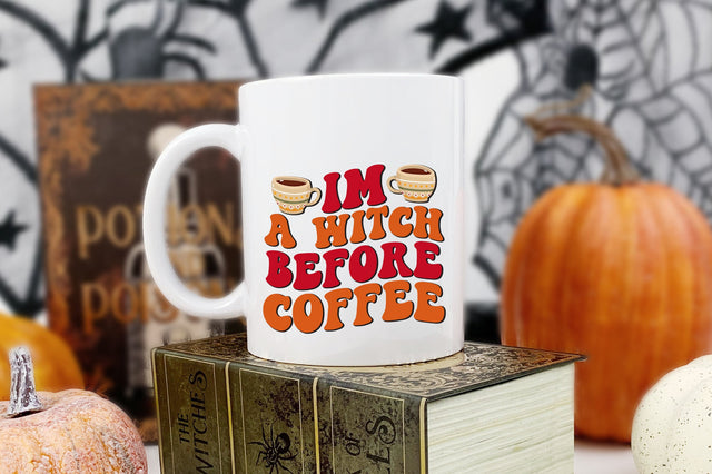 Im a witch before coffee SVG Rupkotha 